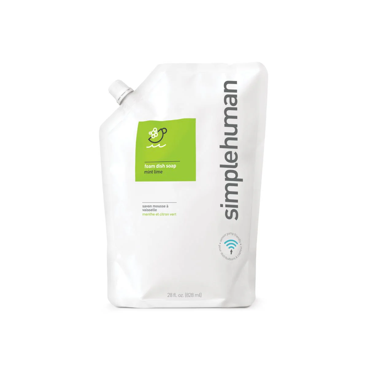 Mint Lime Foam Dish Soap Refill Pouch