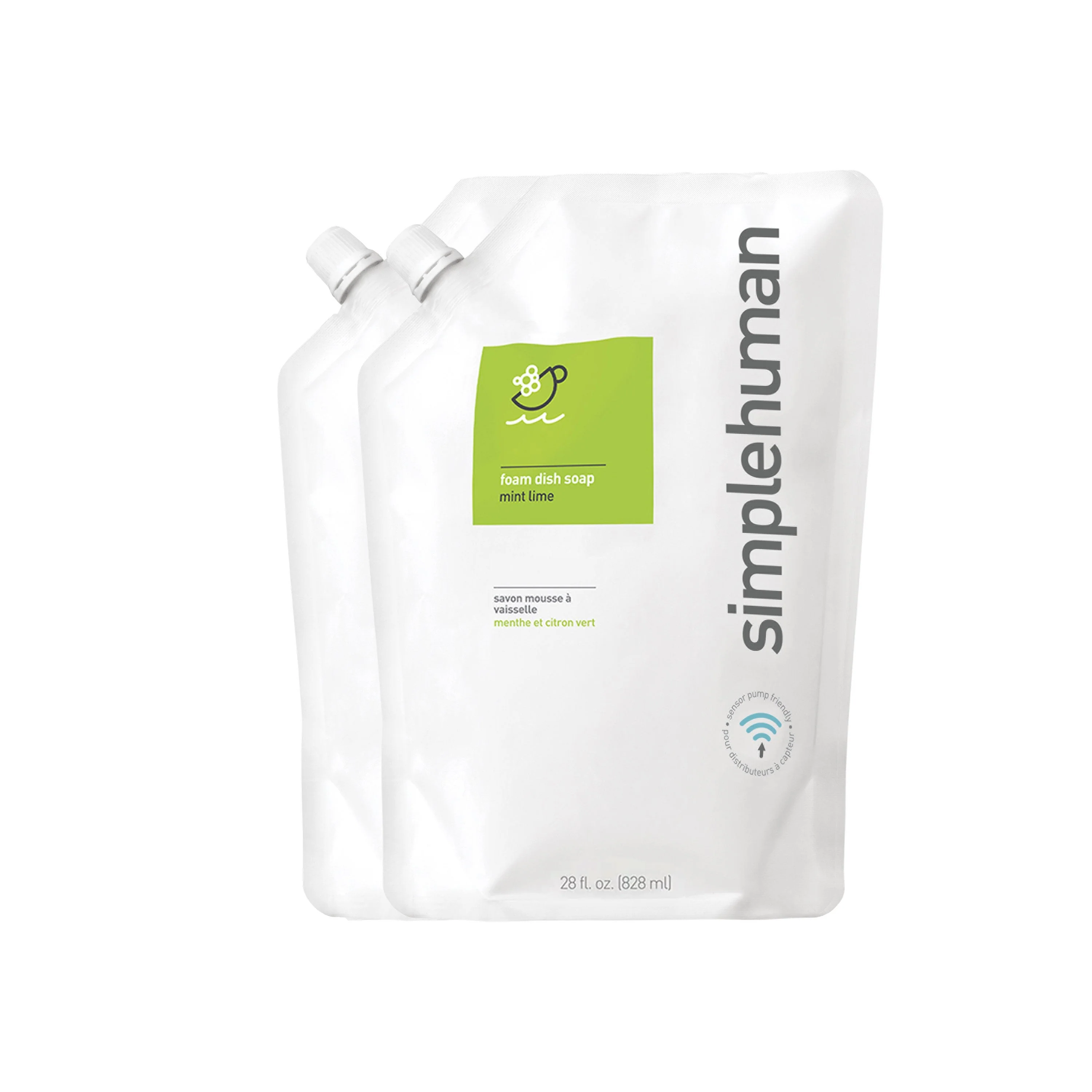 Mint Lime Foam Dish Soap Refill Pouch - Image 2