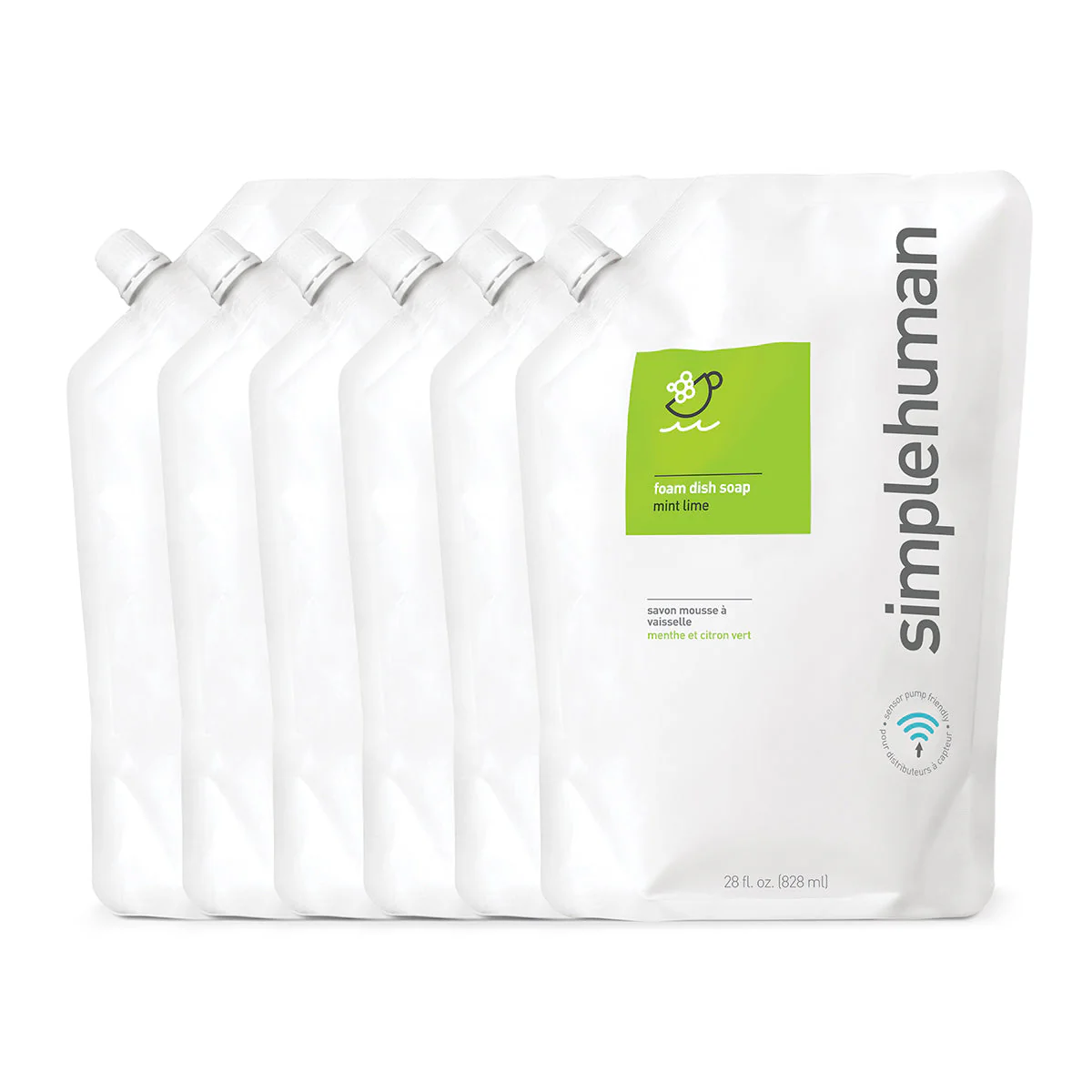 Mint Lime Foam Dish Soap Refill Pouch - Image 6