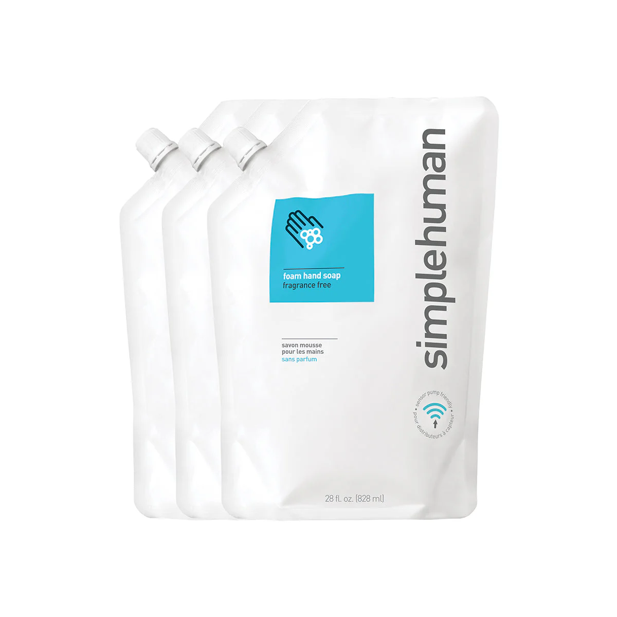Fragrance Free Foam Hand Soap Refill Pouch - Image 4