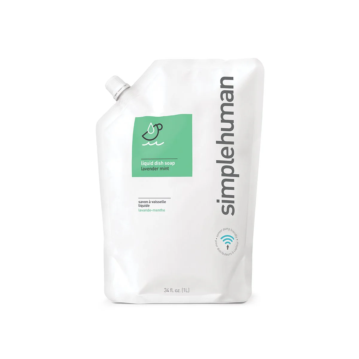 Lavender Mint Liquid Dish Soap Refill Pouch - Image 3