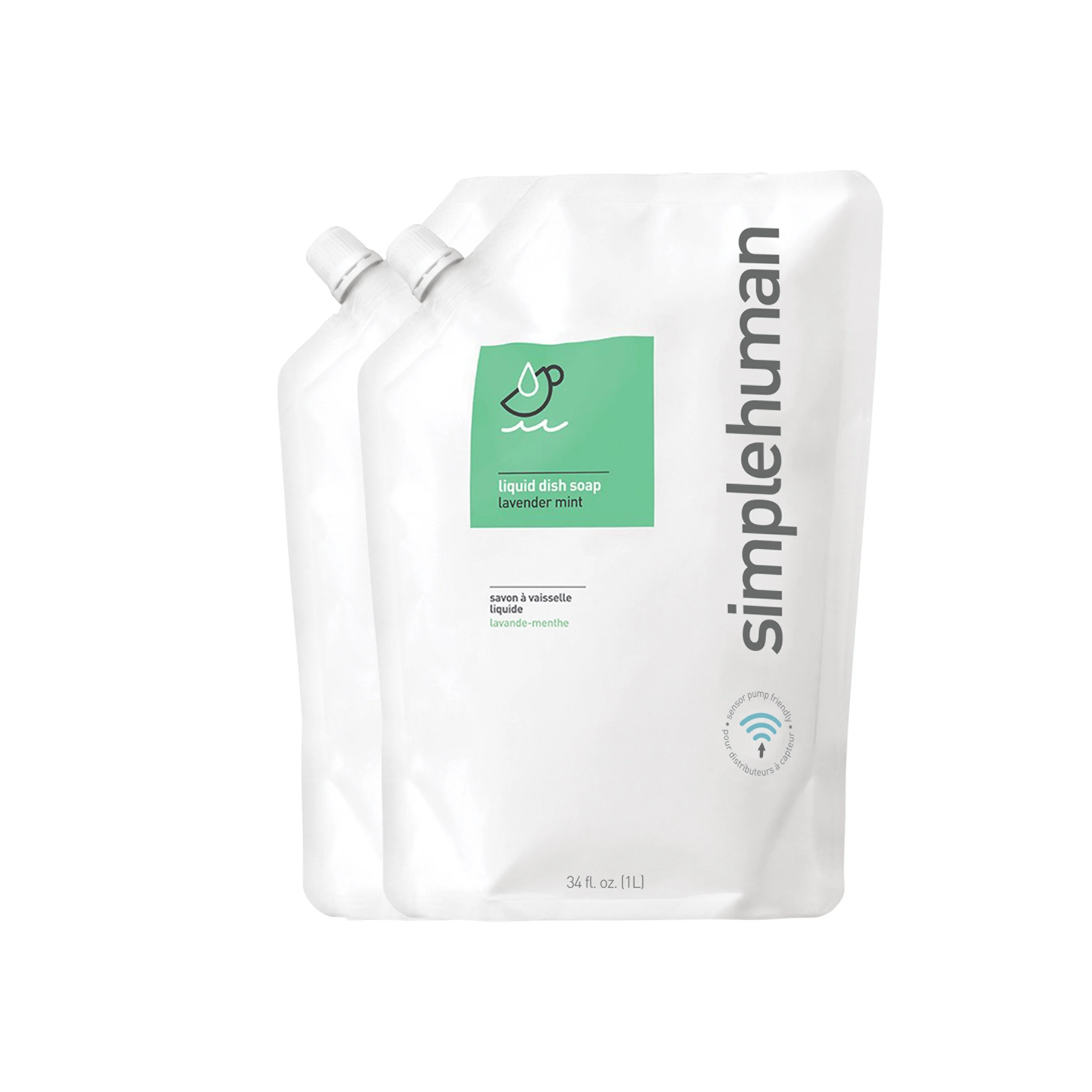 Lavender Mint Liquid Dish Soap Refill Pouch - Image 4