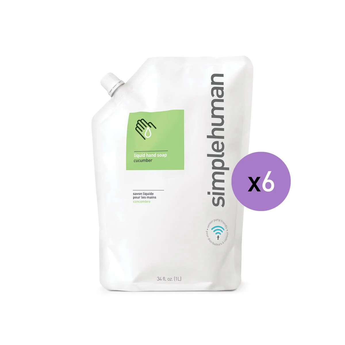 Cucumber Liquid Hand Soap Refill Pouch - Image 8