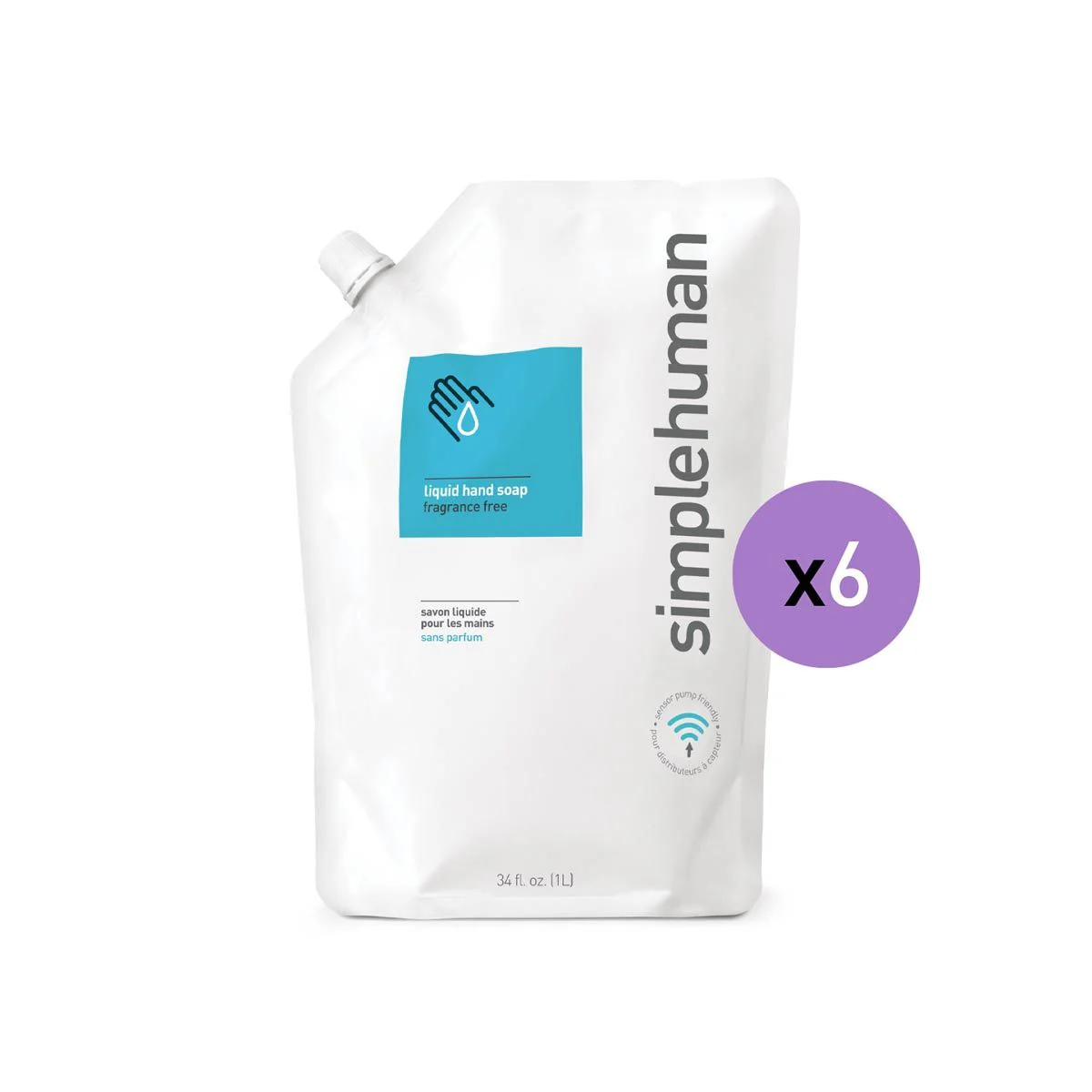 Fragrance Free Liquid Hand Soap Refill Pouch - Image 8