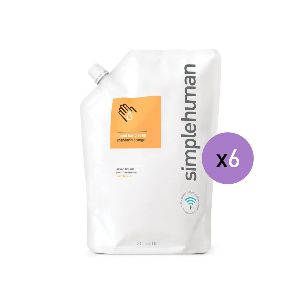 Mandarin Orange Liquid Hand Soap Refill Pouch - Image 8