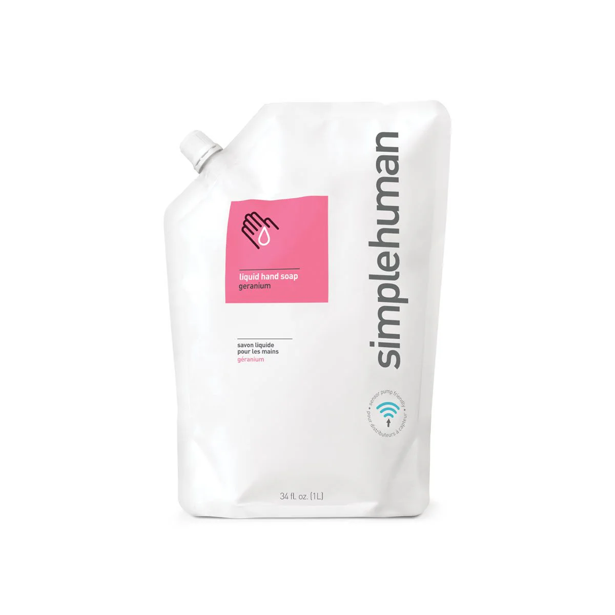 Geranium Liquid Hand Soap Refill Pouch - Image 7