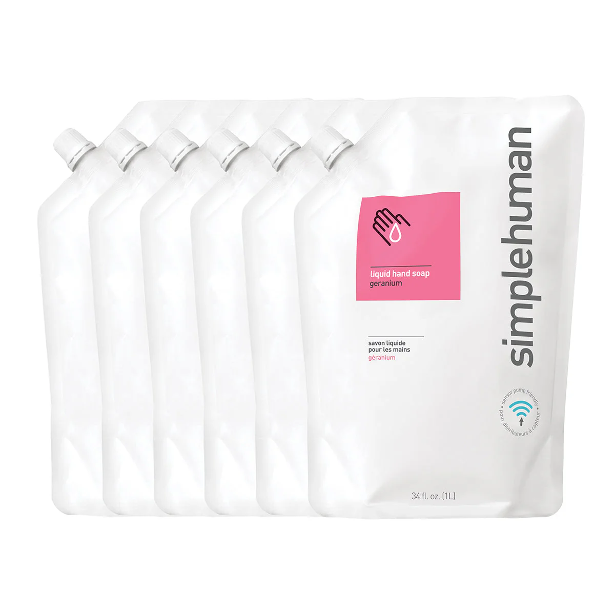 Geranium Liquid Hand Soap Refill Pouch - Image 5