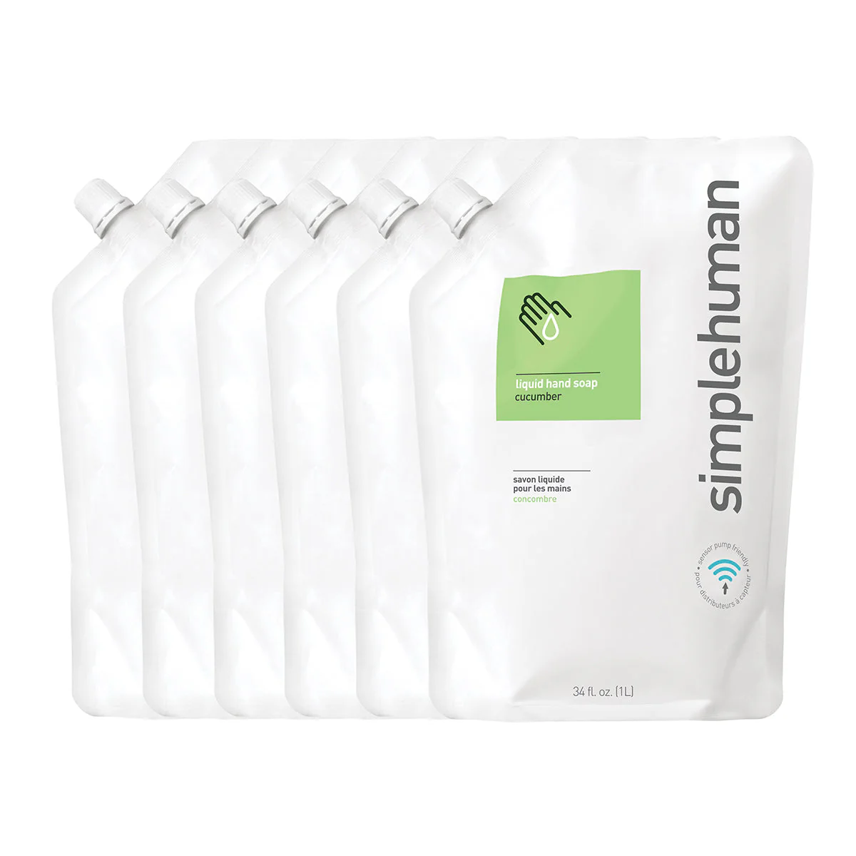 Cucumber Liquid Hand Soap Refill Pouch - Image 5