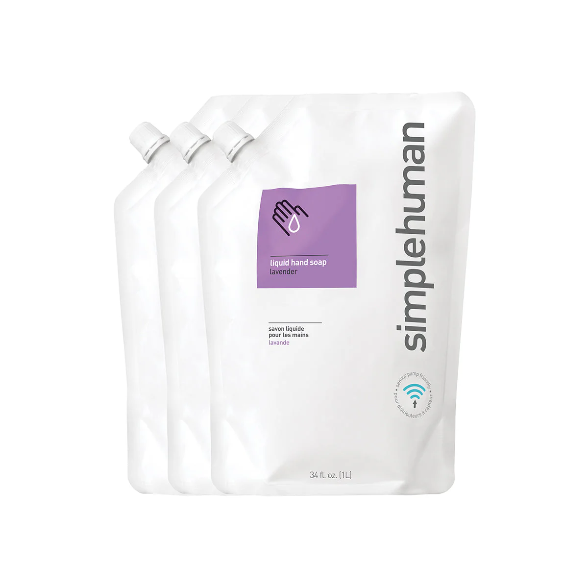 Lavender Liquid Hand Soap Refill Pouch - Image 3