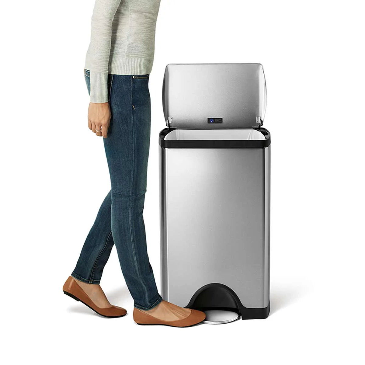 38 Litre, Rectangular Pedal Bin - Image 5