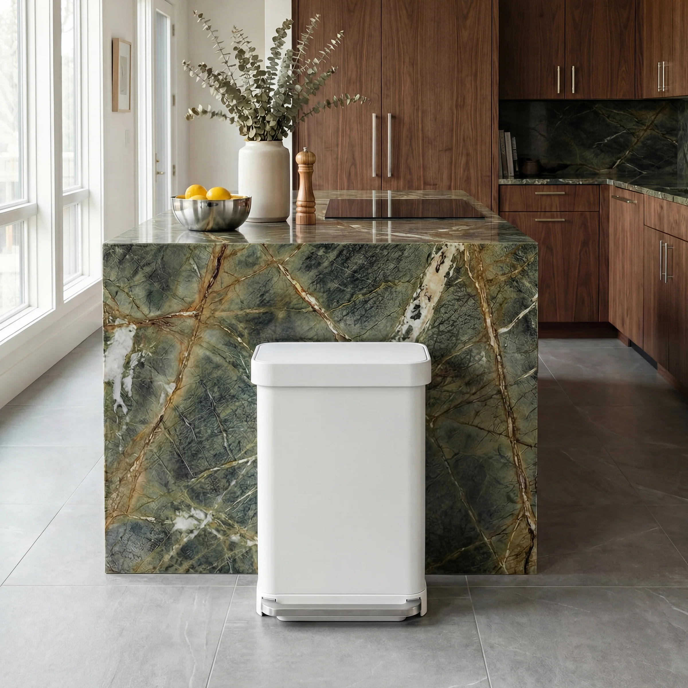 55 Litre, Rectangular Pedal Bin With Liner Pocket - Image 21