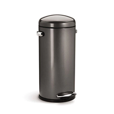 30L round retro step trash can - Image 4