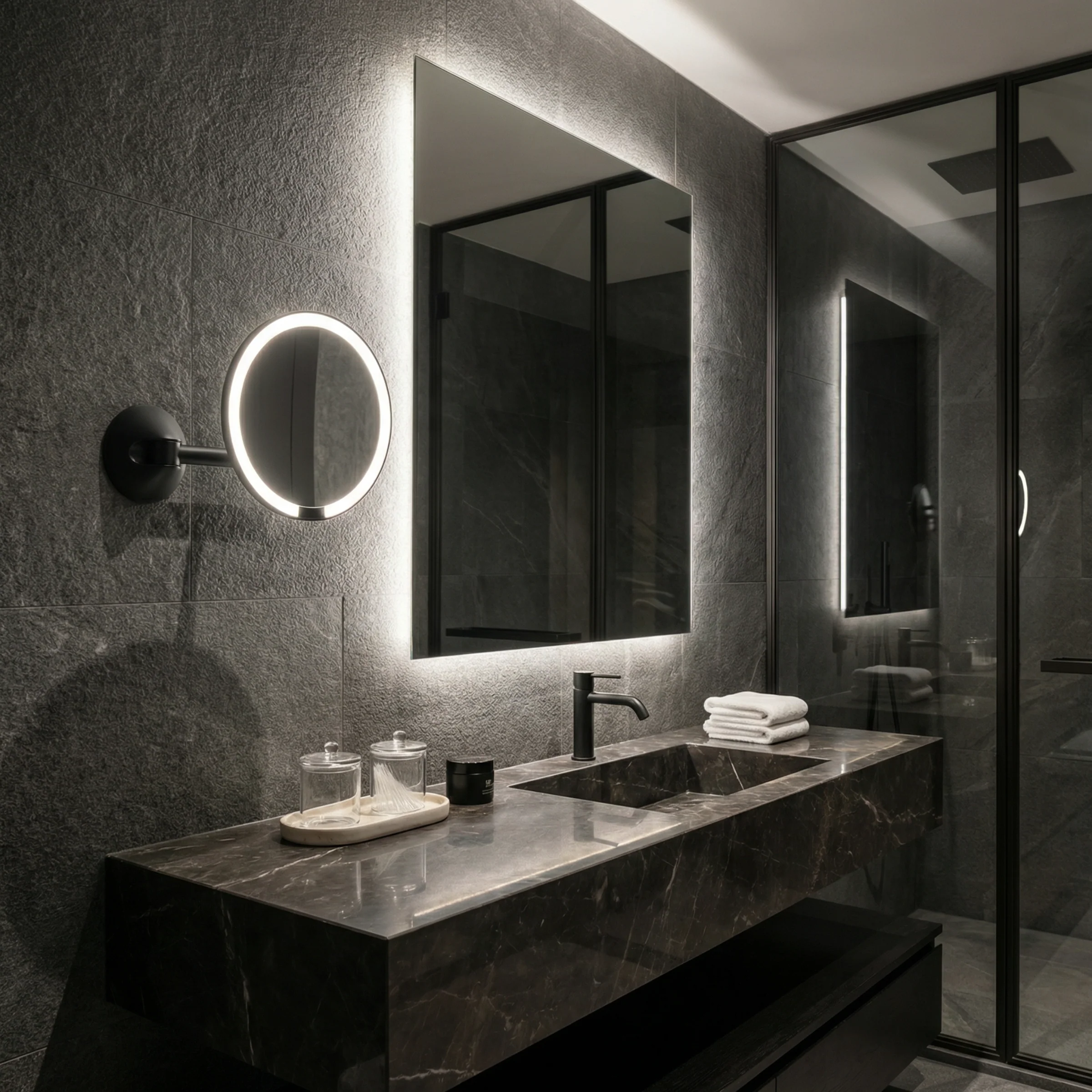 Hard-Wired Wall Mount Sensor Mirror - Image 7