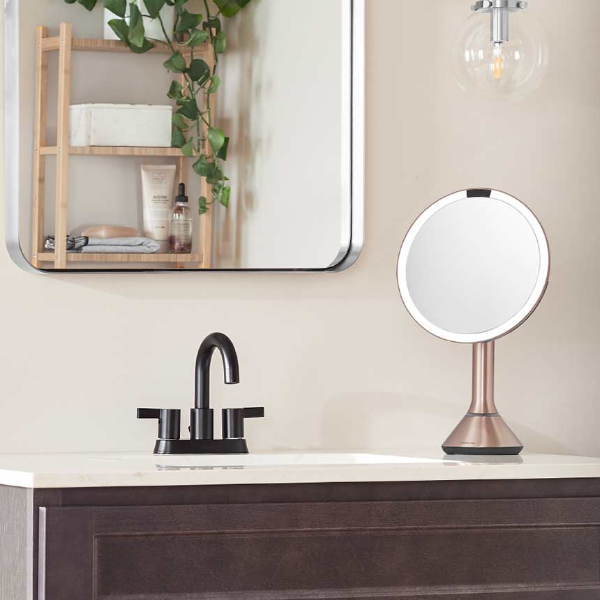 sensor mirror with touch-control brightness with 10x detail mirror - Image 12
