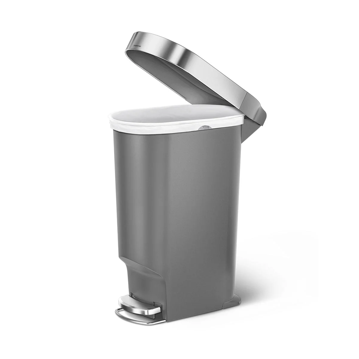 40 Litre Slim Pedal Bin With Liner Rim - Image 13