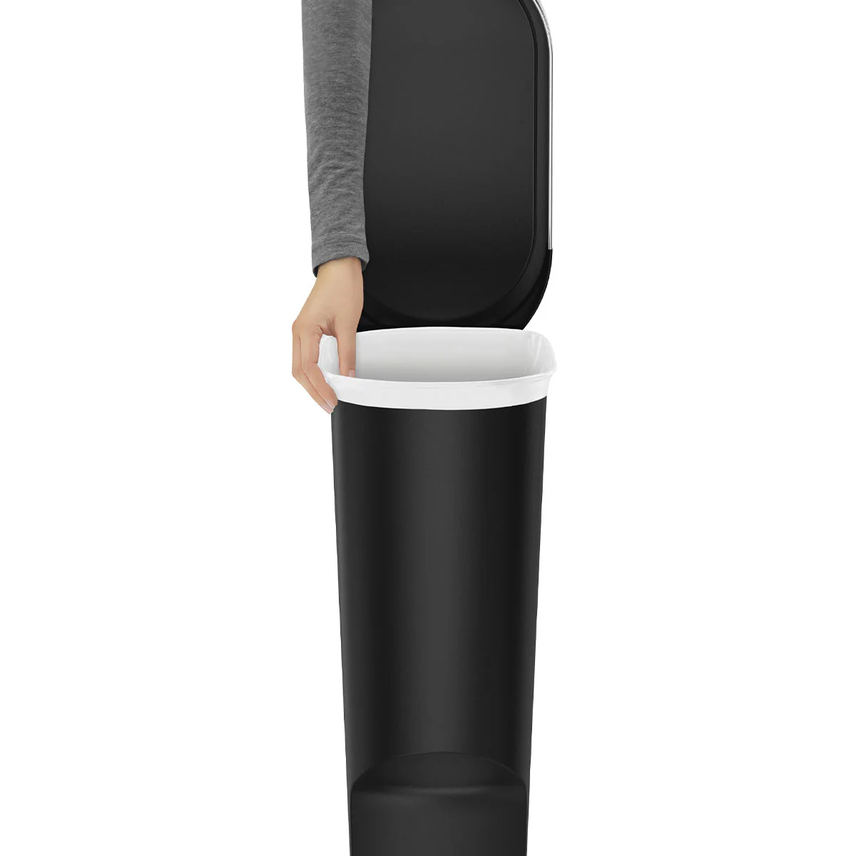 40 Litre Slim Pedal Bin With Liner Rim - Image 4