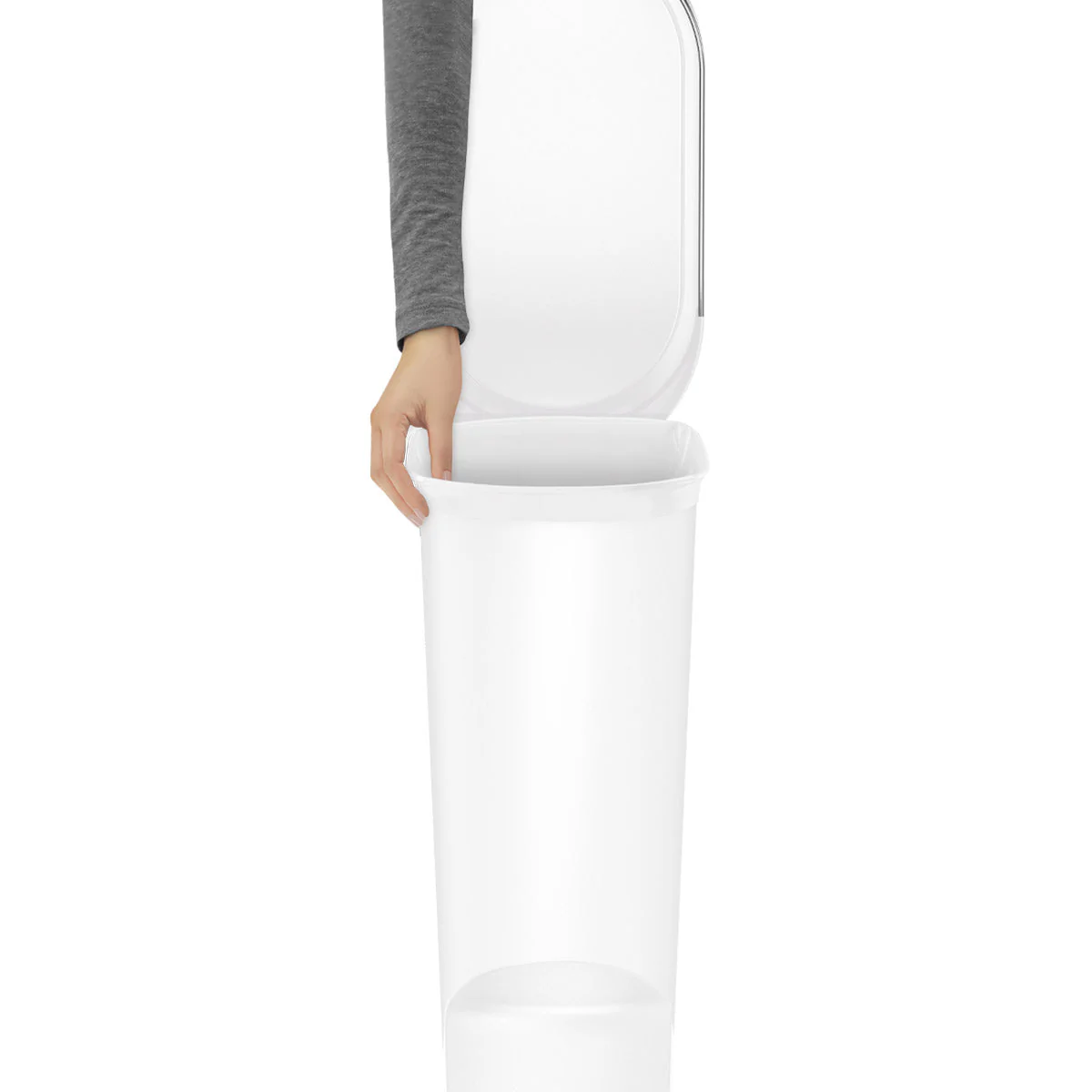40 Litre Slim Pedal Bin With Liner Rim - Image 9