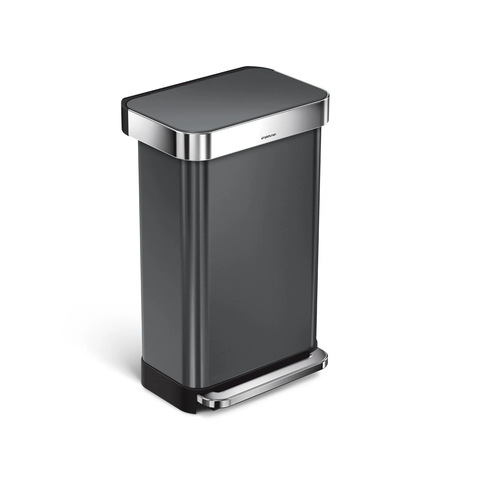 studio 45 litre, rectangular step can with liner pocket - Image 2
