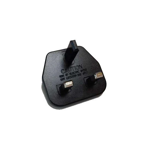 Uk 3-Pin Plug, Black [Sku:Pd6118]