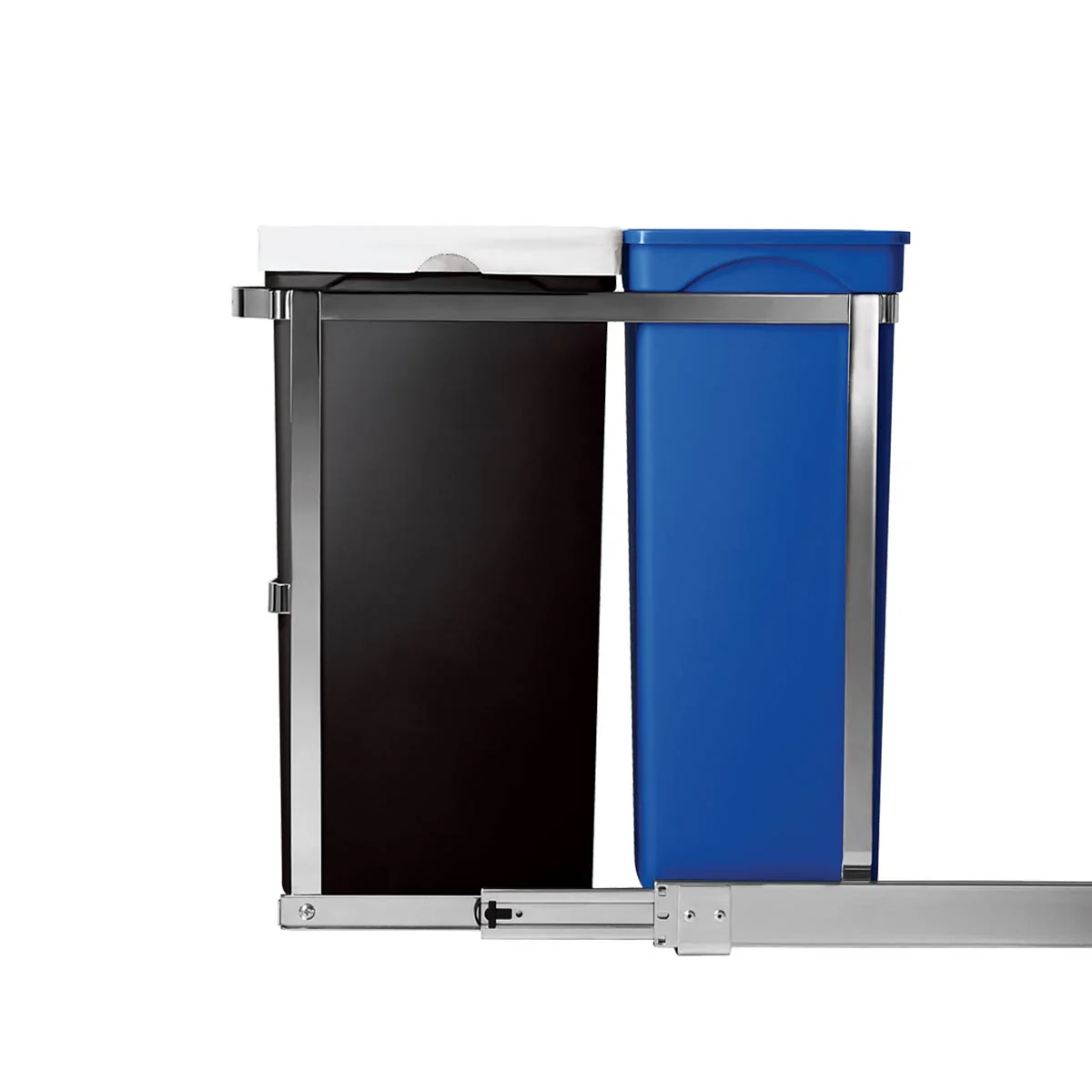 35L Dual Compartment Under Counter Pull-Out Can - Image 3