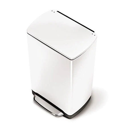 38L wide-step rectangular trash can